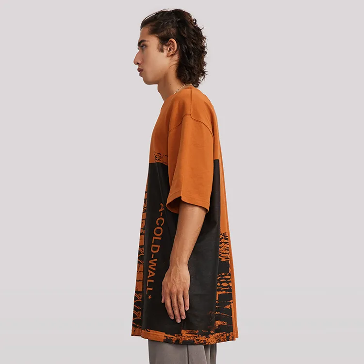 A COLD WALL* China Limited Tile Capsule Series T Shirts Unisex Brown Red-2