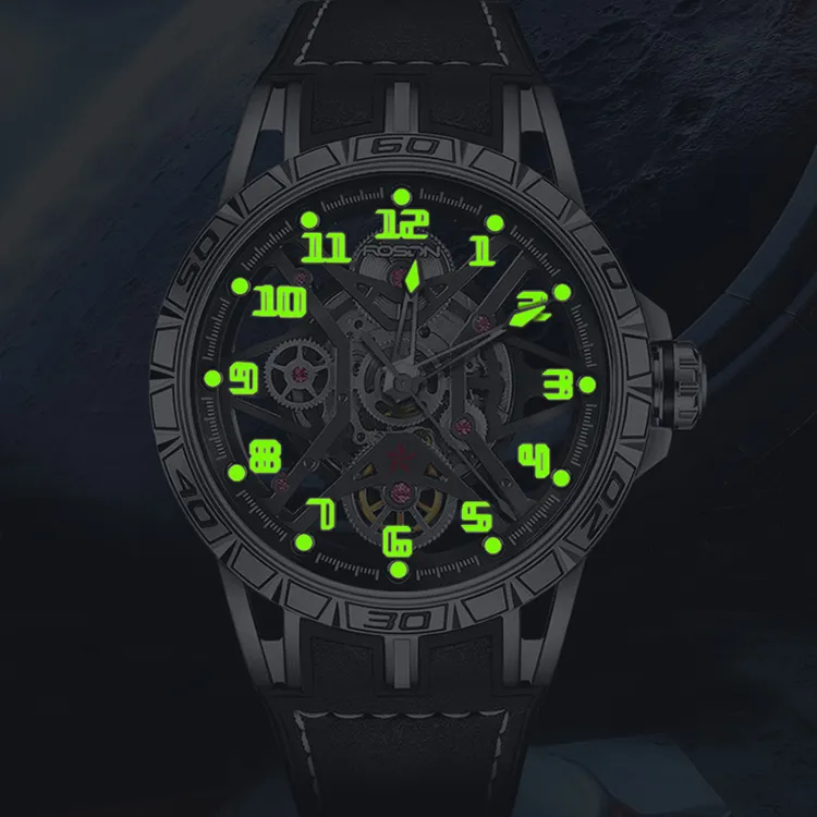 ROSDN Climber Xingji Collection Automatic Mechanical Movement Watch Men's Watches Silver Dial G2711-7