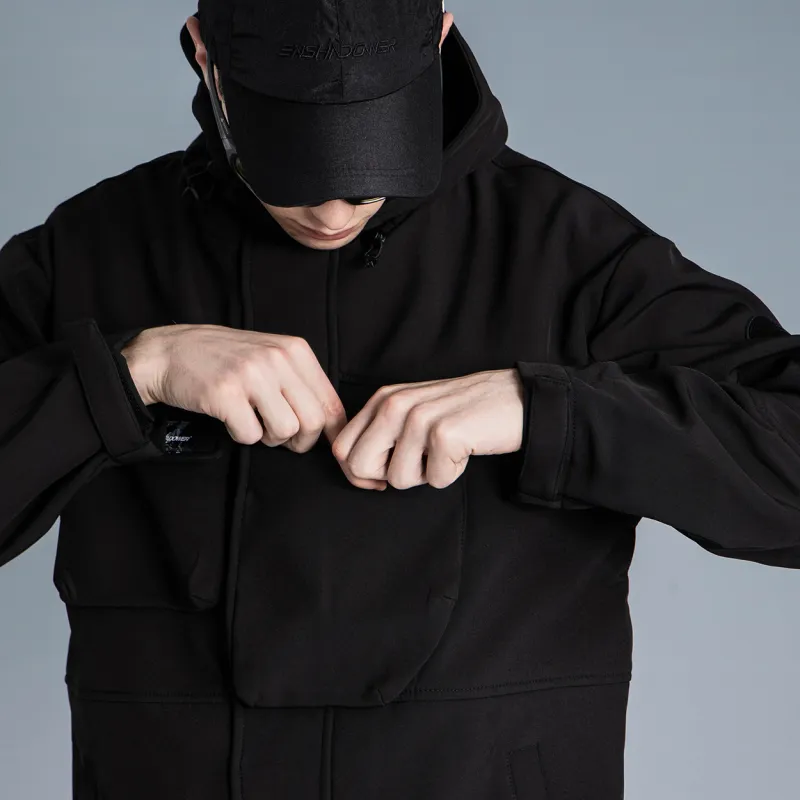 ENSHADOWER Windbreaker Jackets Unisex Black-5