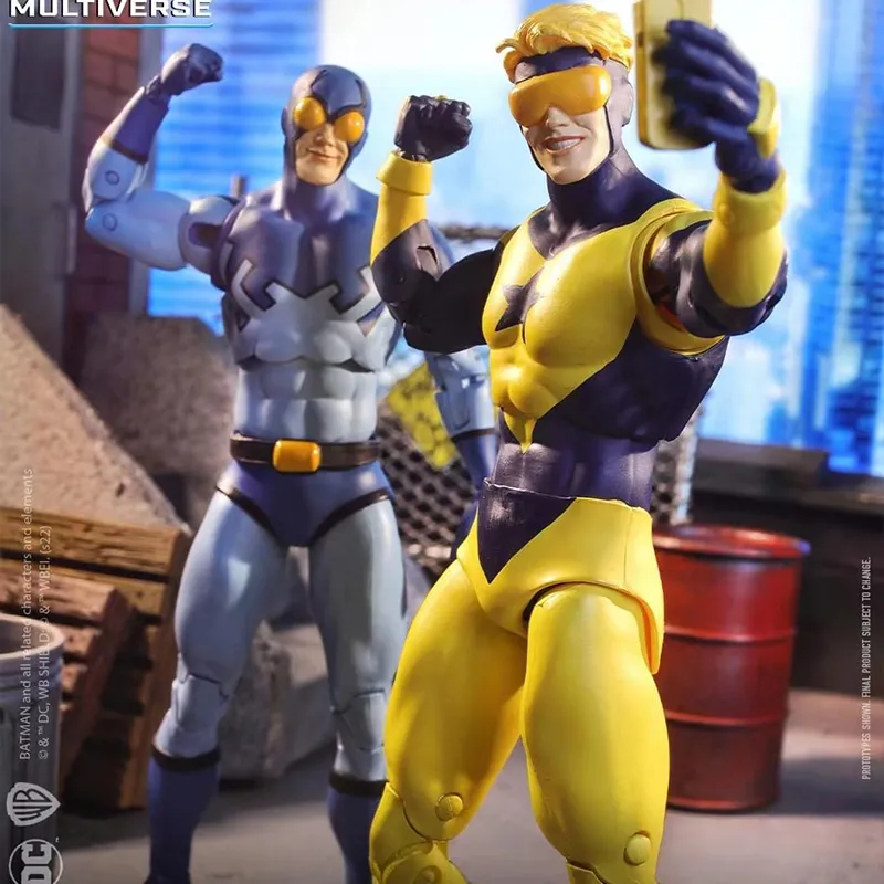 McFARLANE DC Joint 7 Inches Blue Beetle Gold Avant Garde Double Set Action Figures-1
