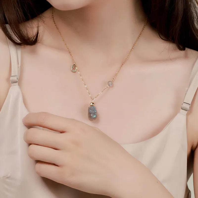CLARKIA FLOWER Alloy Necklaces Women's-3