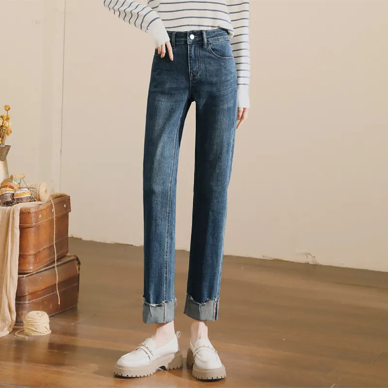 MITUAN Jeans Women's Vintage Blue-2