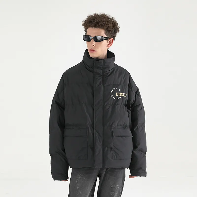 HARSH AND CRUEL FW22 Stand Collar Loose Fit Puffer Jacket Unisex-6