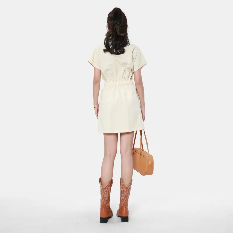 Adeworn Short Sleeved Dress Women's-5