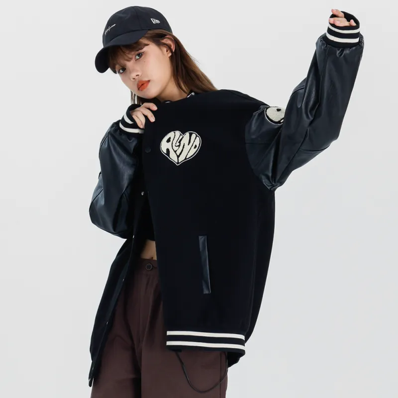 ALL NIGHT DAYS Baseball Jacket Fall Unisex-2