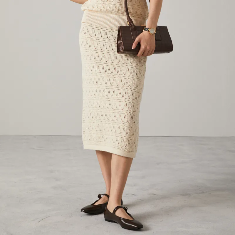 SOLWEIGE Knit Long Skirts Women's-2