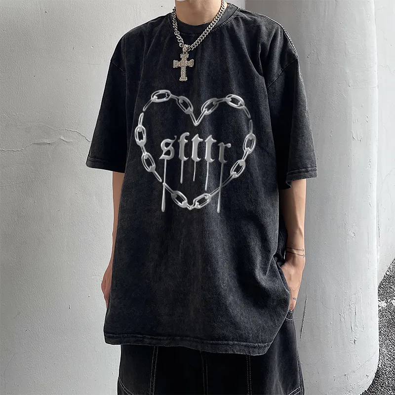 SFTTR Elbow Length Sleeved T Shirt Unisex Black-4