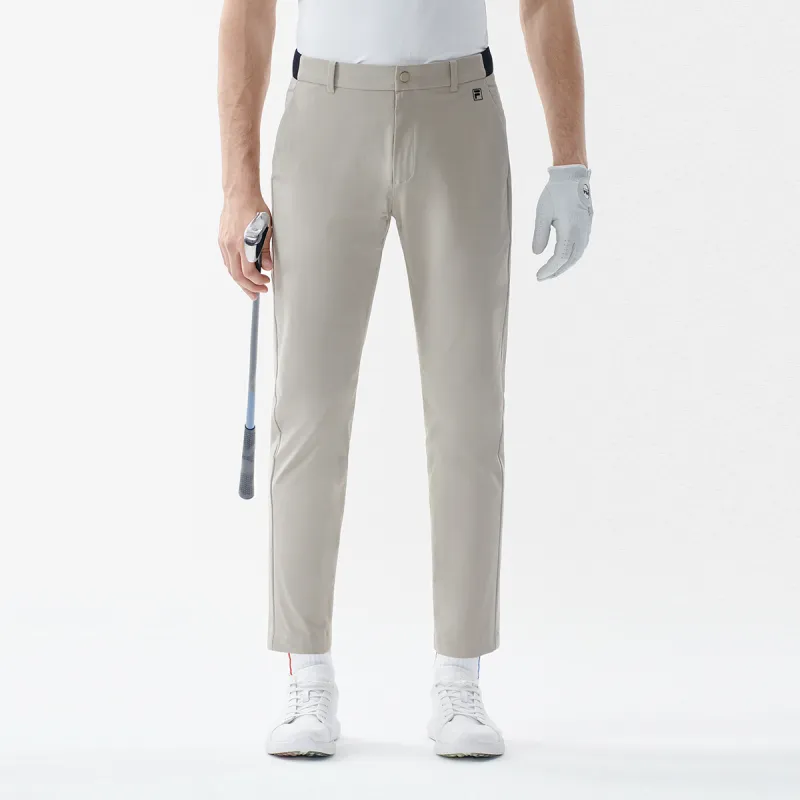 FILA Athletics Knitted Sweatpants Men Gray Brown Khaki-3