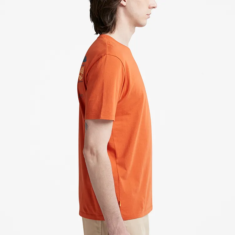 Timberland T-Shirt Men's Burnt Earth Tone-5