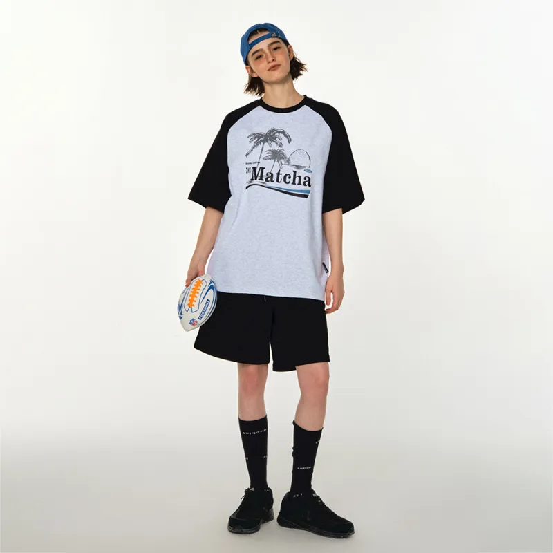 MATCHA STORY College Series Casual Shorts Unisex-5