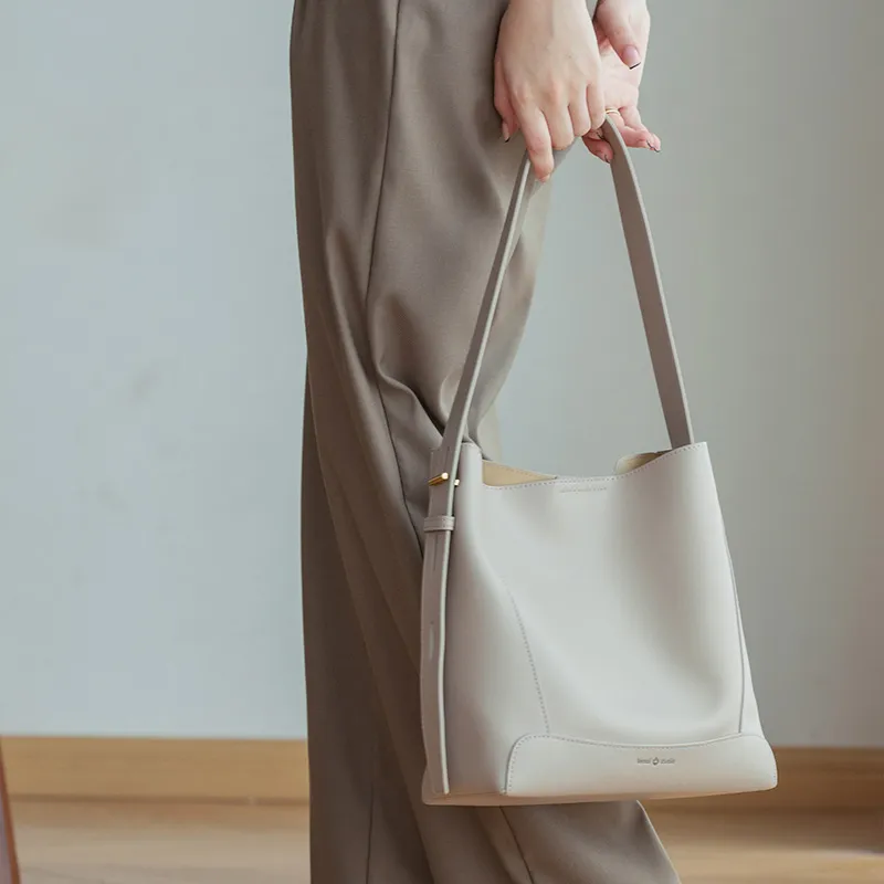 VENOF Cow Leather Tote Bag, Shopping Bag, Bucket Bag, Shoulder Bag Regular Women's Multicolor-22