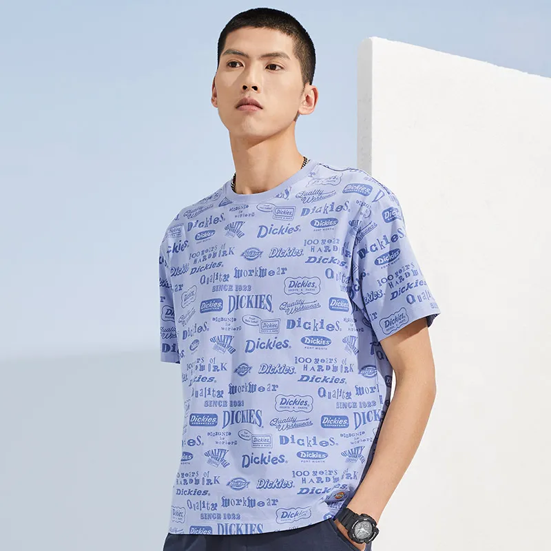 Dickies SS22 T Shirt Unisex Gray Blue-6