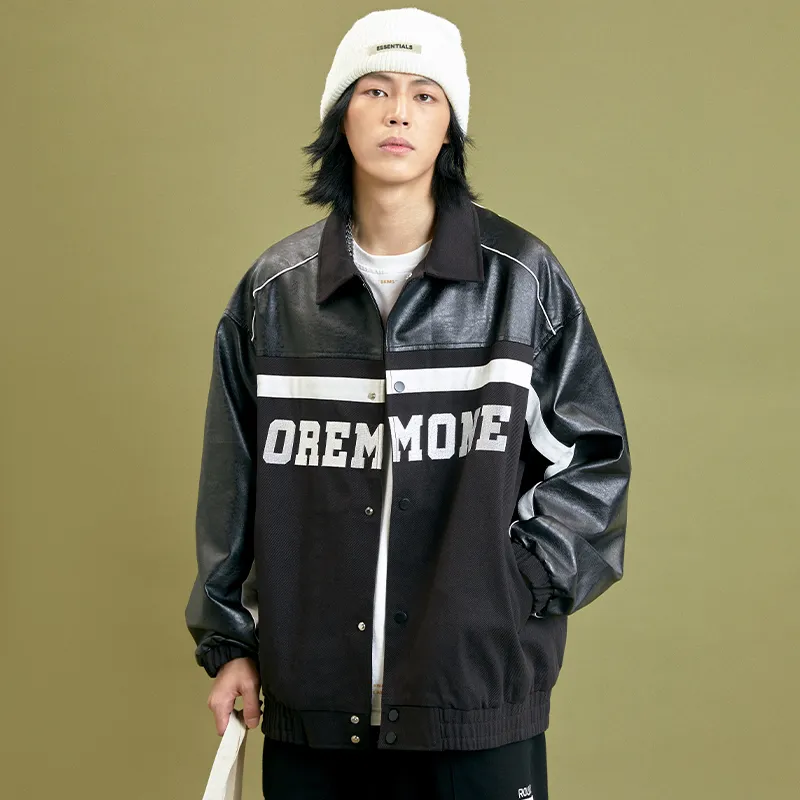 OREM ONE Loose Fit Jacket Unisex Black-7