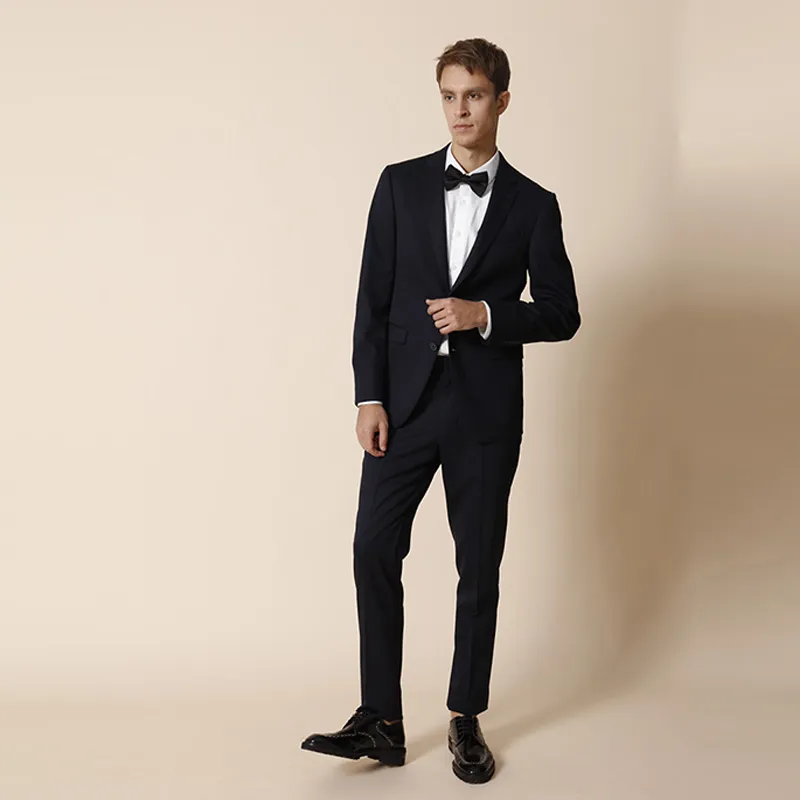 RARE Casual Pants Men's Navy Blue-2