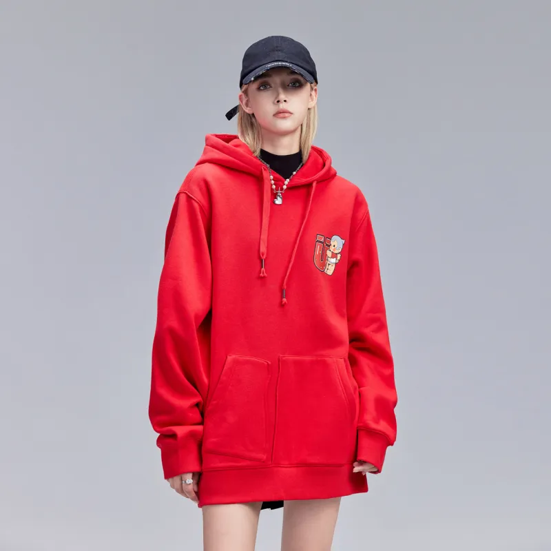 Guuka Sweatshirts Unisex Red-4