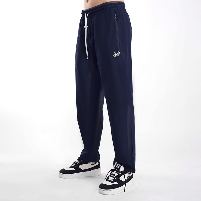 Slamble Casual Pants Unisex Black XXL - POIZON
