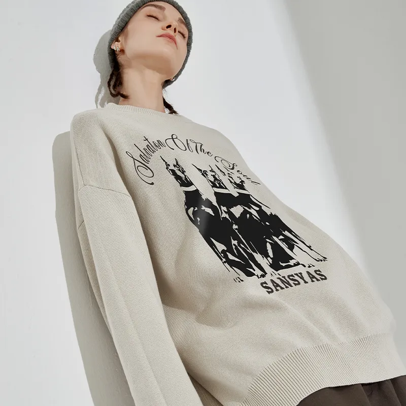 SANSYAS Sweaters Unisex-13