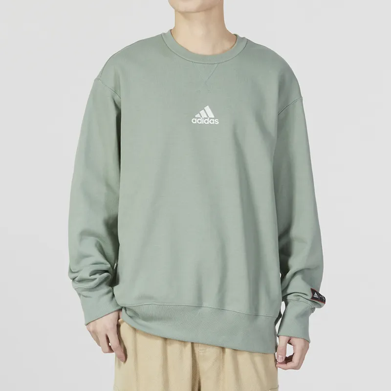Adidas Sweatshirts Men Pea Green-2