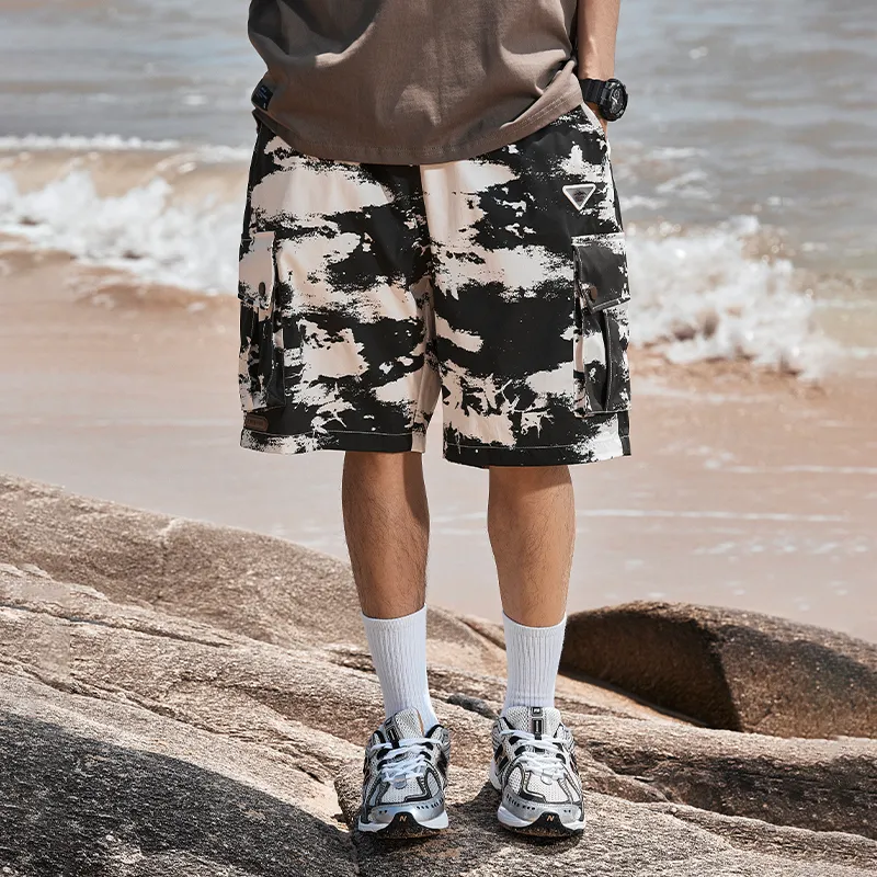 AMBER LIGHT AMBER LIGHT Mountain Outdoor Casual Shorts Unisex-3