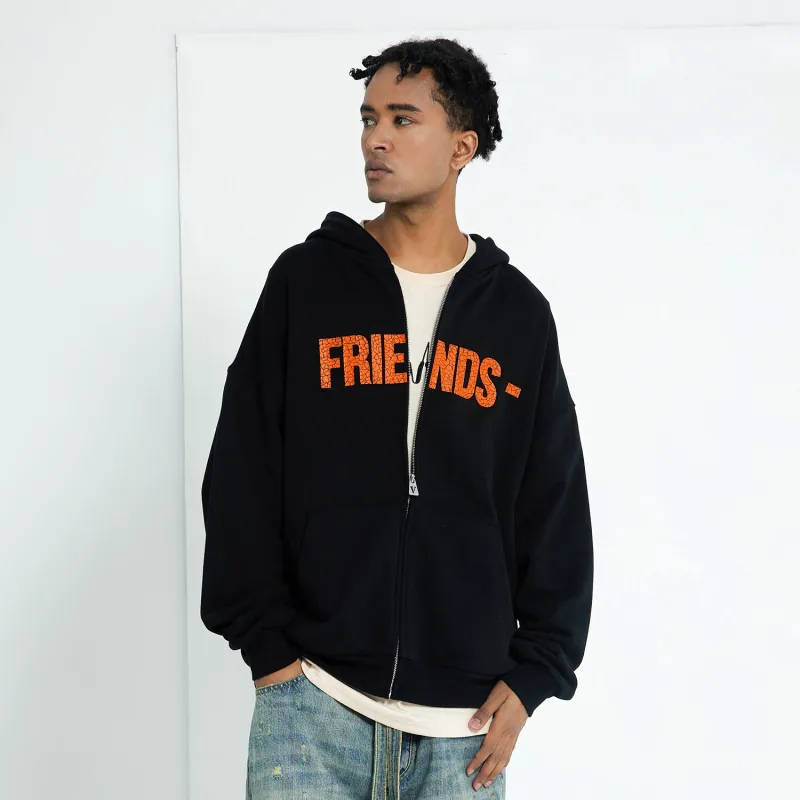 VLONE Sweatshirts Unisex Black-4