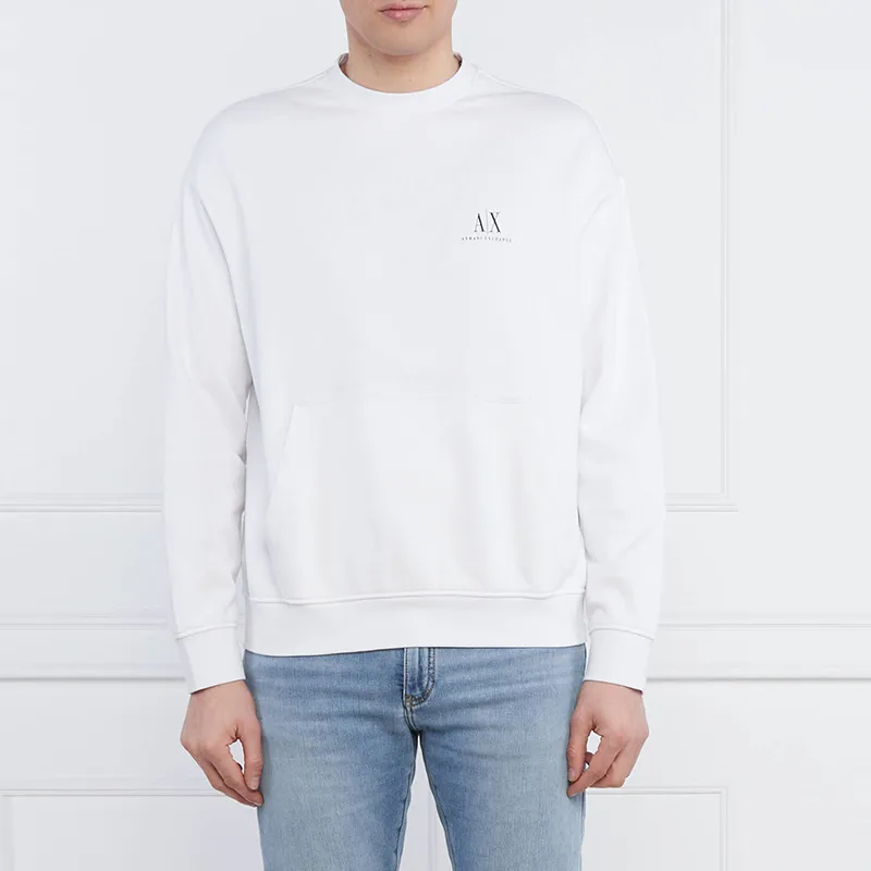 ARMANI EXCHANGE Sweatshirts Men White-3