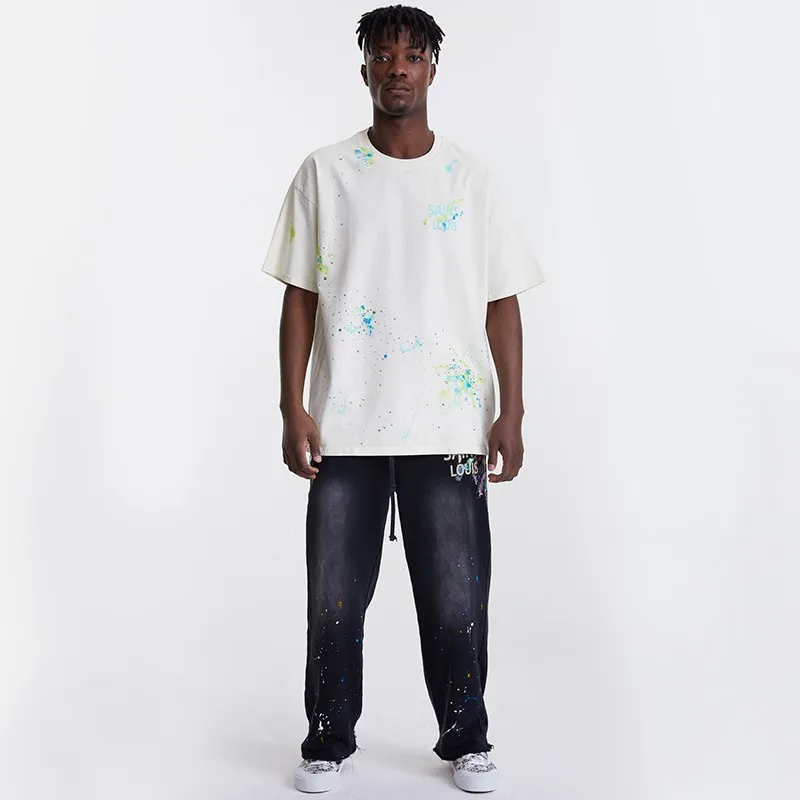 SSSAINT LOUIS T Shirts Unisex Milkshake White-6