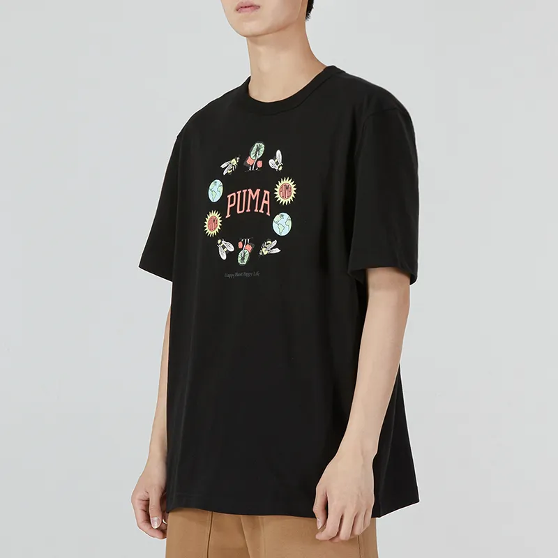 PUMA Downtown T Shirt Men's Black-4
