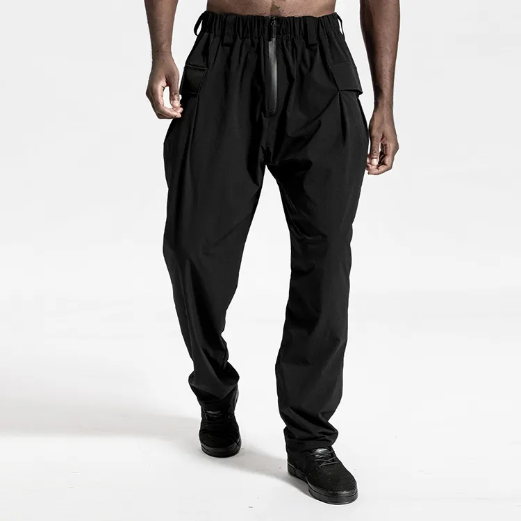 NORVINCY Western Hook and Loop Pocket Casual Pants Unisex-2