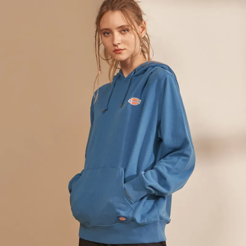 Dickies Hooded Sweatshirt Spring And Autumn Unisex Navy Blue-3
