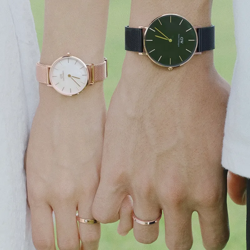 Daniel Wellington Alloy Rings Unisex Silver-3