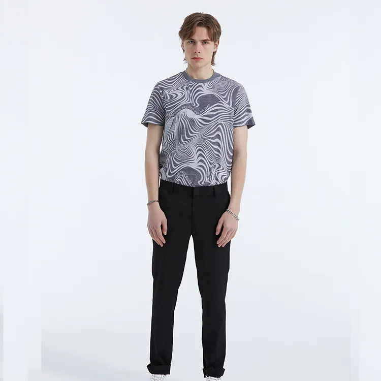 DAVID NAMAN SS22 T Shirt Men's Dark Gray-2