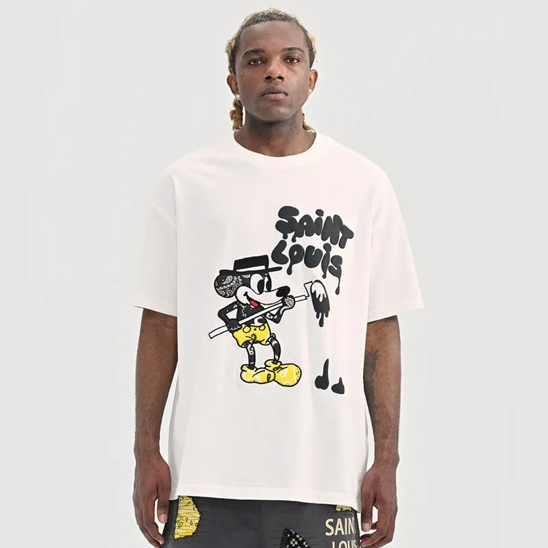 SSSAINT LOUIS T Shirts Unisex White-1