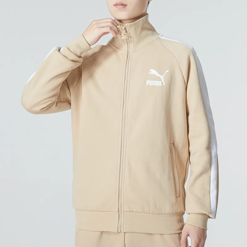 PUMA Fall 2022 T7 Collection Jackets Men Khaki-2