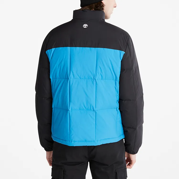 Timberland Down Jacket Men's Black/Sea Cucumber Color-4