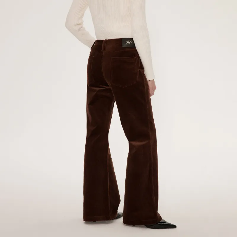RUNTOTHEFUTURE Casual Pants Women's Coffee-3