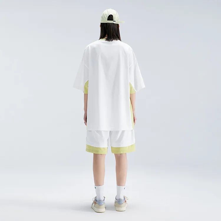LAMLICKA Sports Shorts Unisex White-3