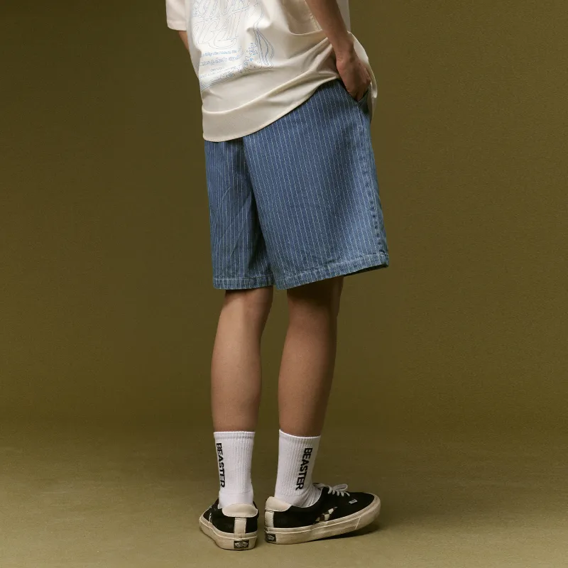 BEASTER Denim Shorts Unisex-11