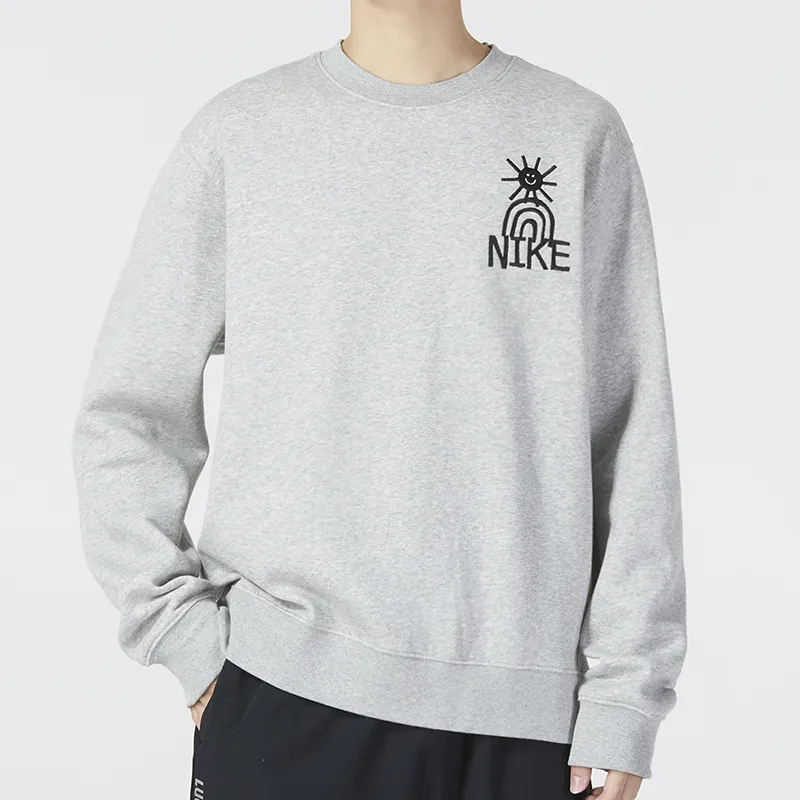 Nike Sweatshirts Men Gray-2