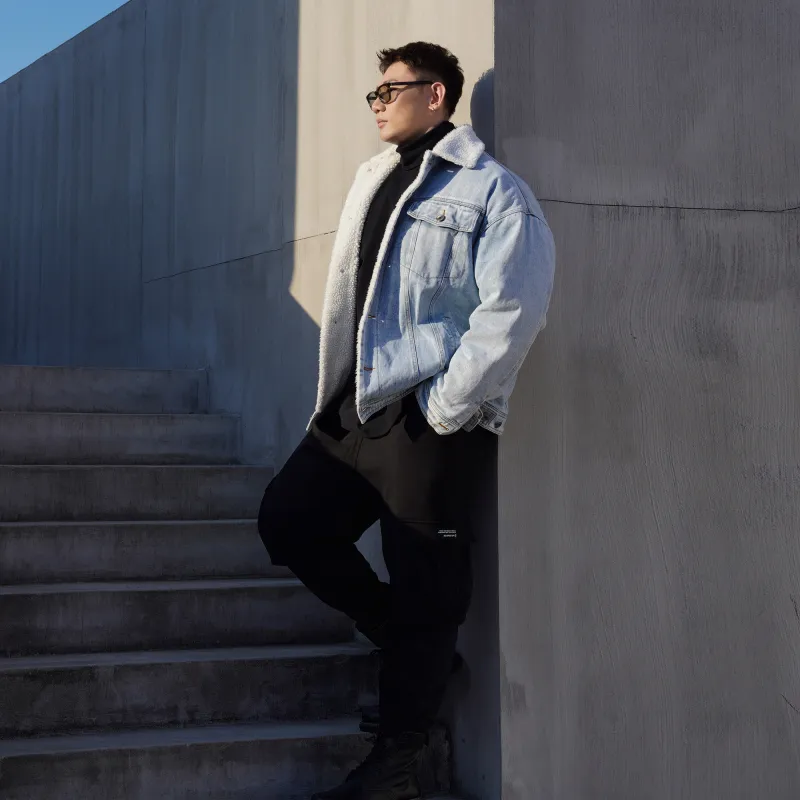 BD.POWER UP+ Denim Jacket Men's Blue-4