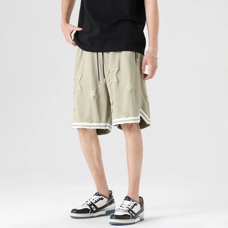 UNKNOWTAL Casual Shorts Unisex Gray Green-6