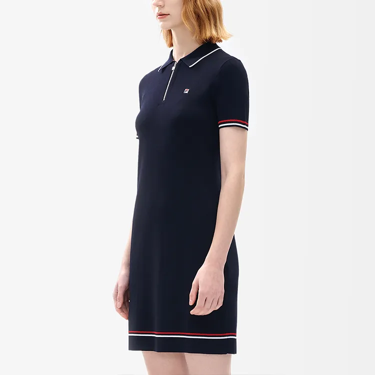 FILA Short Sleeved Dress Women's Legend Blue-5
