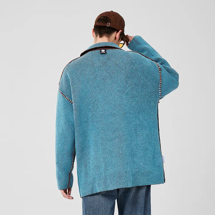 LAMLICKA Knitwear Unisex Blue-3
