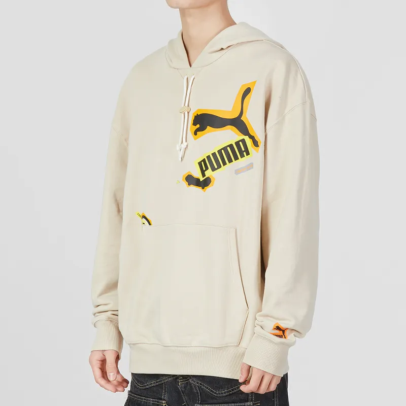 PUMA Sweatshirts Men Khaki-3