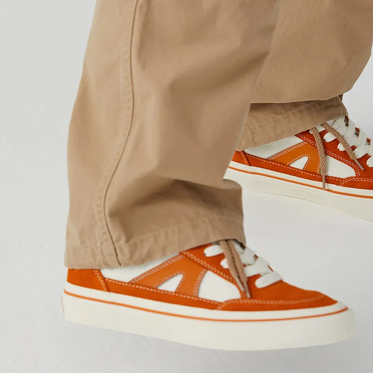 Vision Street Wear Stick Low Top Skateboard Shoes Unisex Mandarin Orange-6