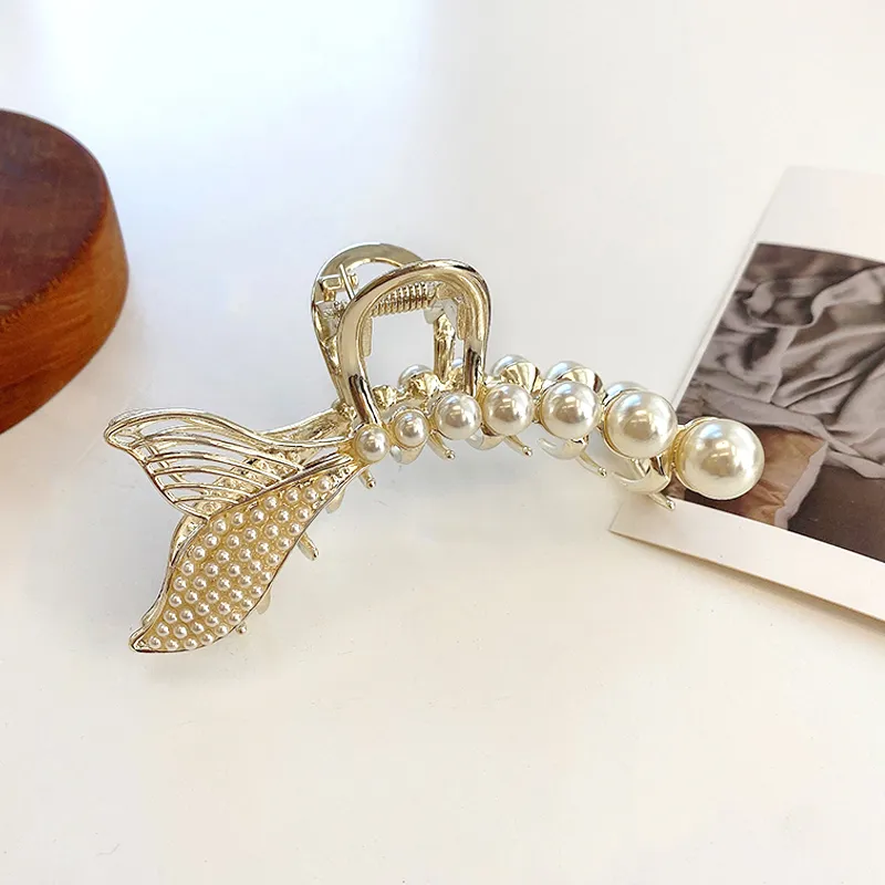 SENDME Hair Clips Women's Tubas Mermaid Hair Clip-3