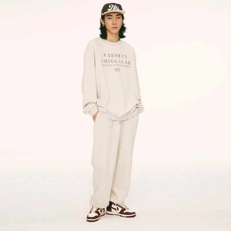CHIGGALAB Jogger Sports Pants Unisex Light Gray-2