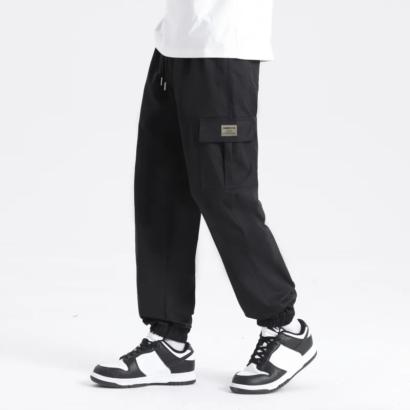 Warrior Knitted Sports Pants Unisex Black-2