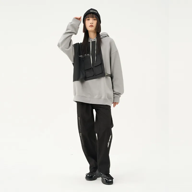 RUNNINWHEEL Hooded Loose Fit Regular Sweatshirt Unisex-9