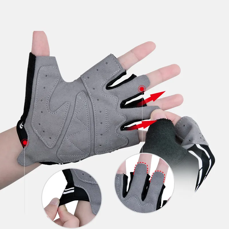 PEAK Sports Gloves Unisex Black-3