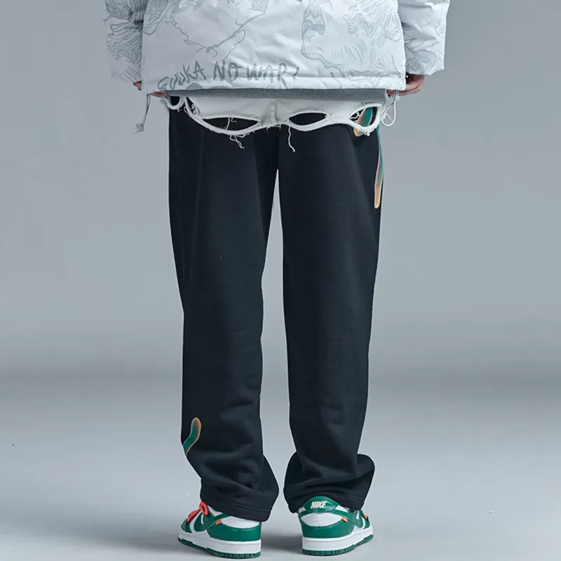 Guuka Straight Fit Knitted Sweatpants Unisex-5